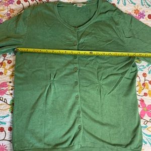 Silk cardigan and tank top